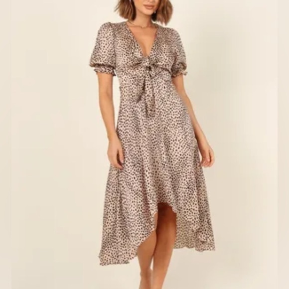 Petal + Pup Leopard Verge Dress Size 4 - Picture 1 of 5